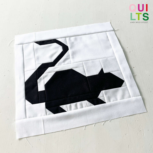 Rat – PDF Quilt Block Pattern