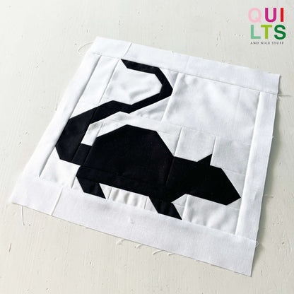 Rat – PDF Quilt Block Pattern