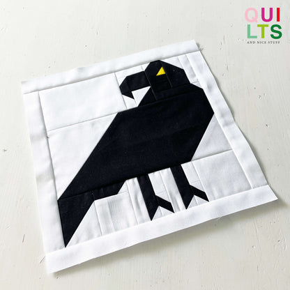 Raven – PDF Quilt Block Pattern