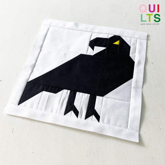 Raven – PDF Quilt Block Pattern