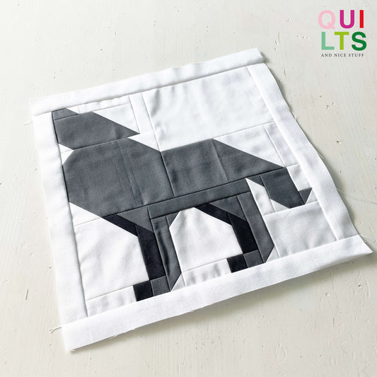 Wolf – PDF Quilt Block Pattern