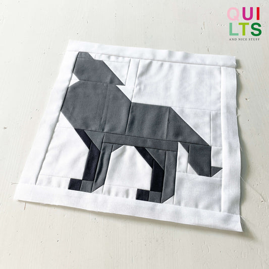 Howling Wolf – PDF Quilt Block Pattern