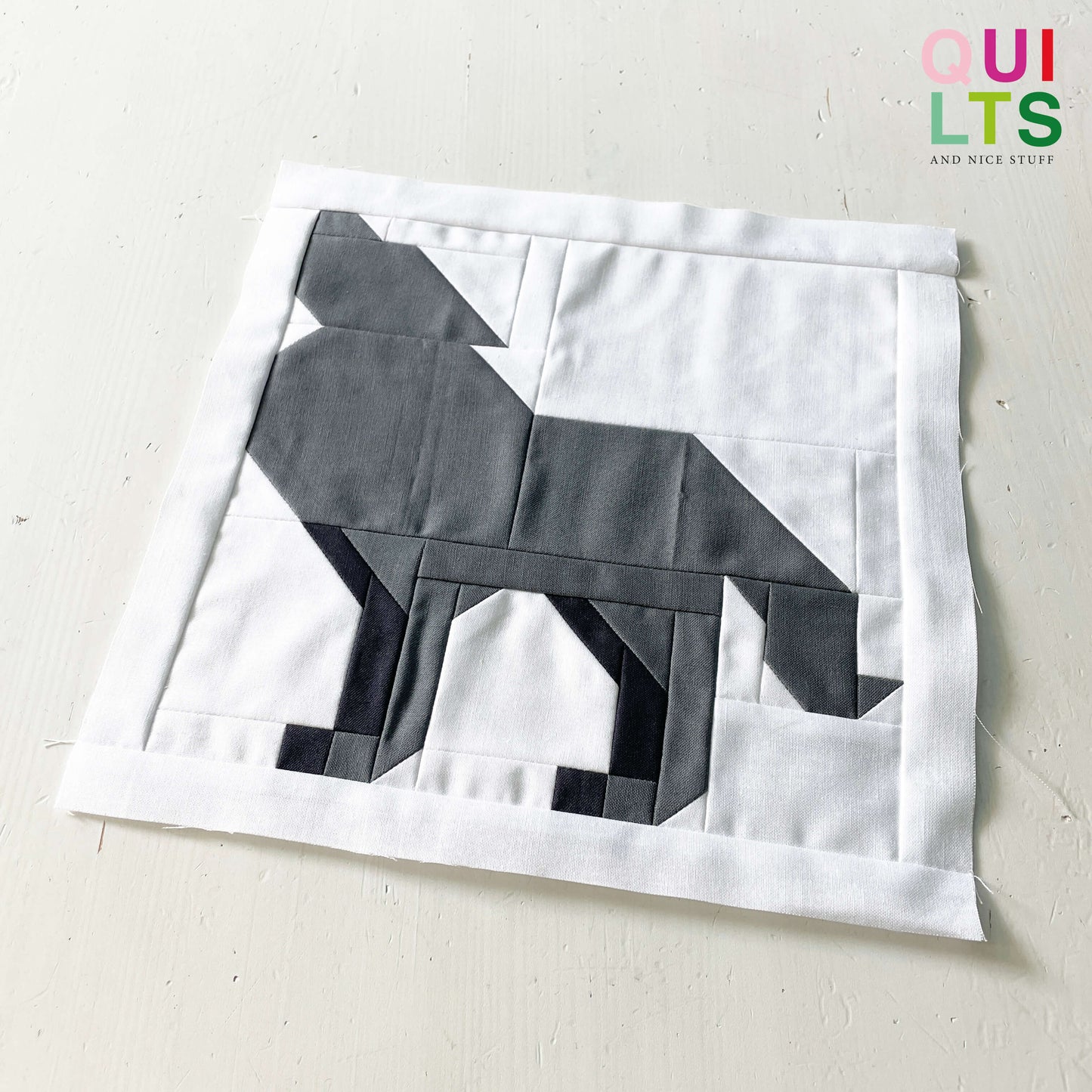 Wolf – PDF Quilt Block Anleitung