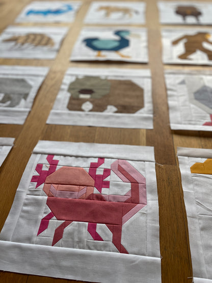 Axolotl – PDF Quilt Block Pattern