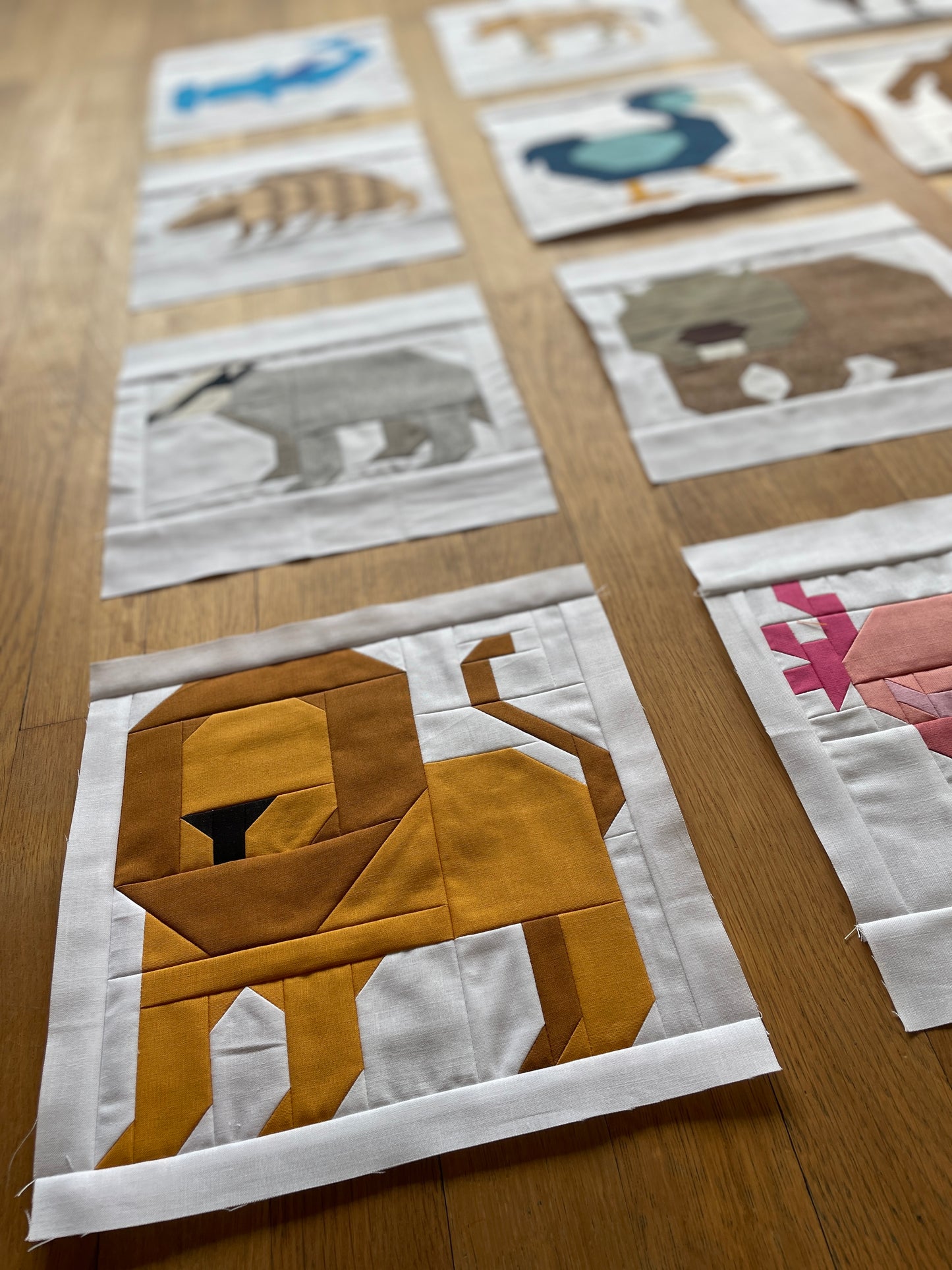 Löwe – PDF Quilt Block Anleitung