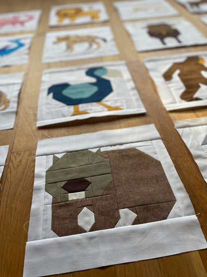 Wombat – PDF Quilt Block Anleitung