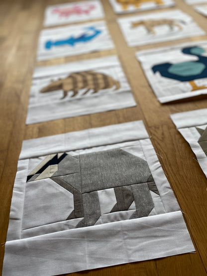 Dachs – PDF Quilt Block Anleitung