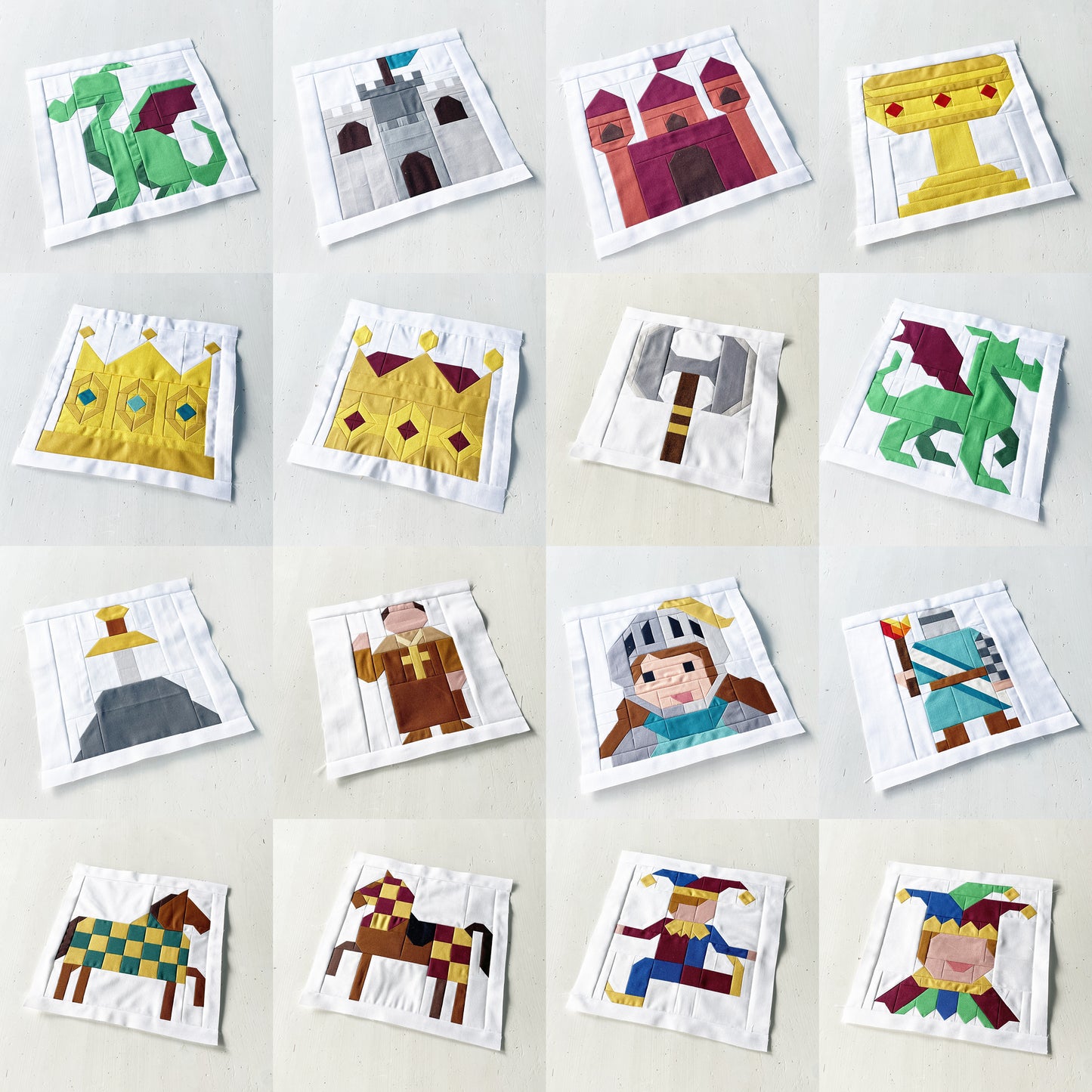 43 Knights & Castles Quilt Block Bundle – PDF Pattern