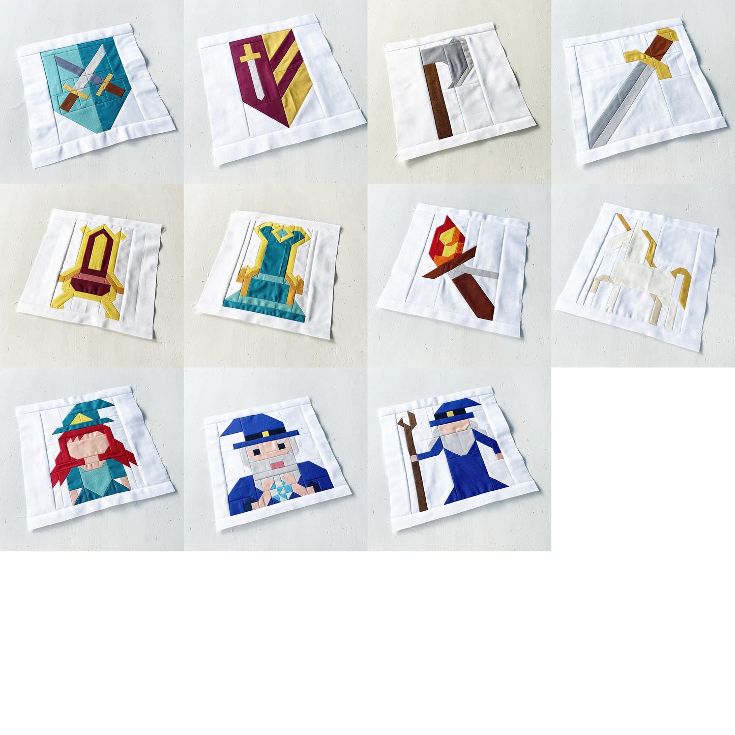 43 Knights & Castles Quilt Block Bundle – PDF Pattern