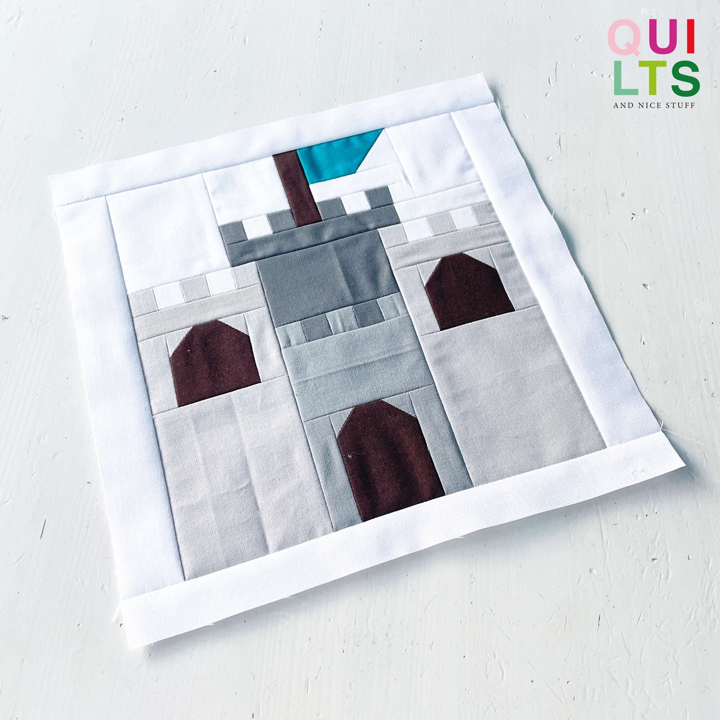 Castle 1 – PDF Quilt Block Pattern