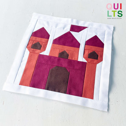 Castle 1 – PDF Quilt Block Pattern
