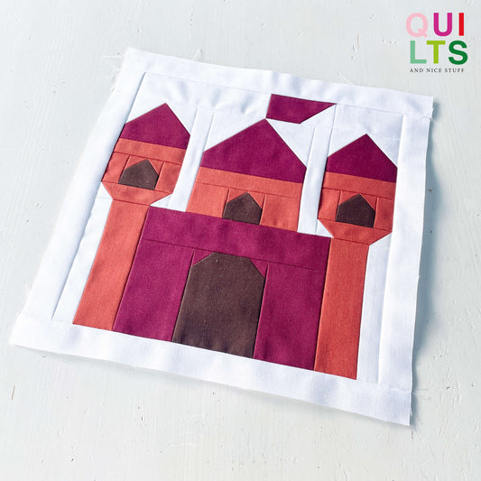 Castle 1 – PDF Quilt Block Pattern