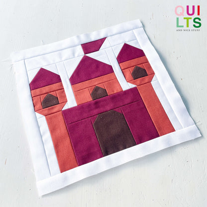 Castle 1 – PDF Quilt Block Pattern