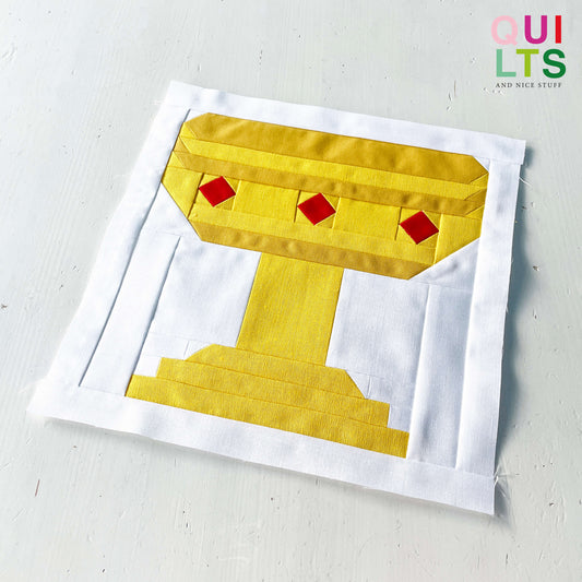 Chalice – PDF Quilt Block Pattern