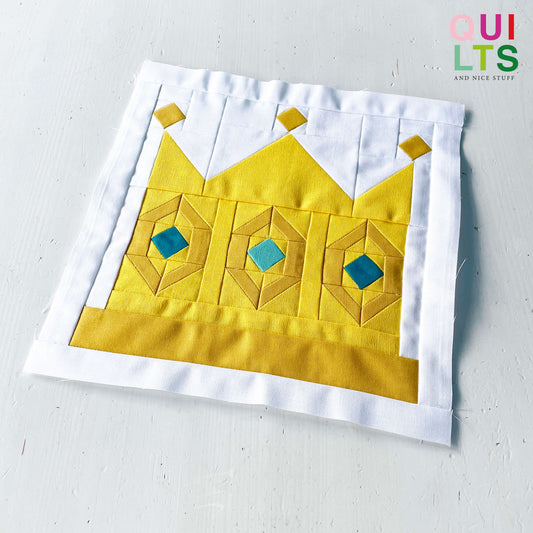 Crown 1 – PDF Quilt Block Pattern