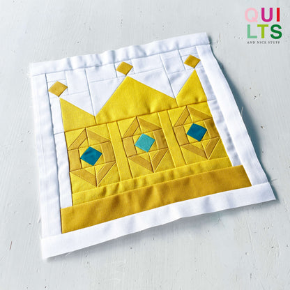 Crown 1 – PDF Quilt Block Pattern