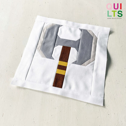 Double Axe – PDF Quilt Block Pattern