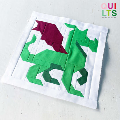Dragon – PDF Quilt Block Pattern
