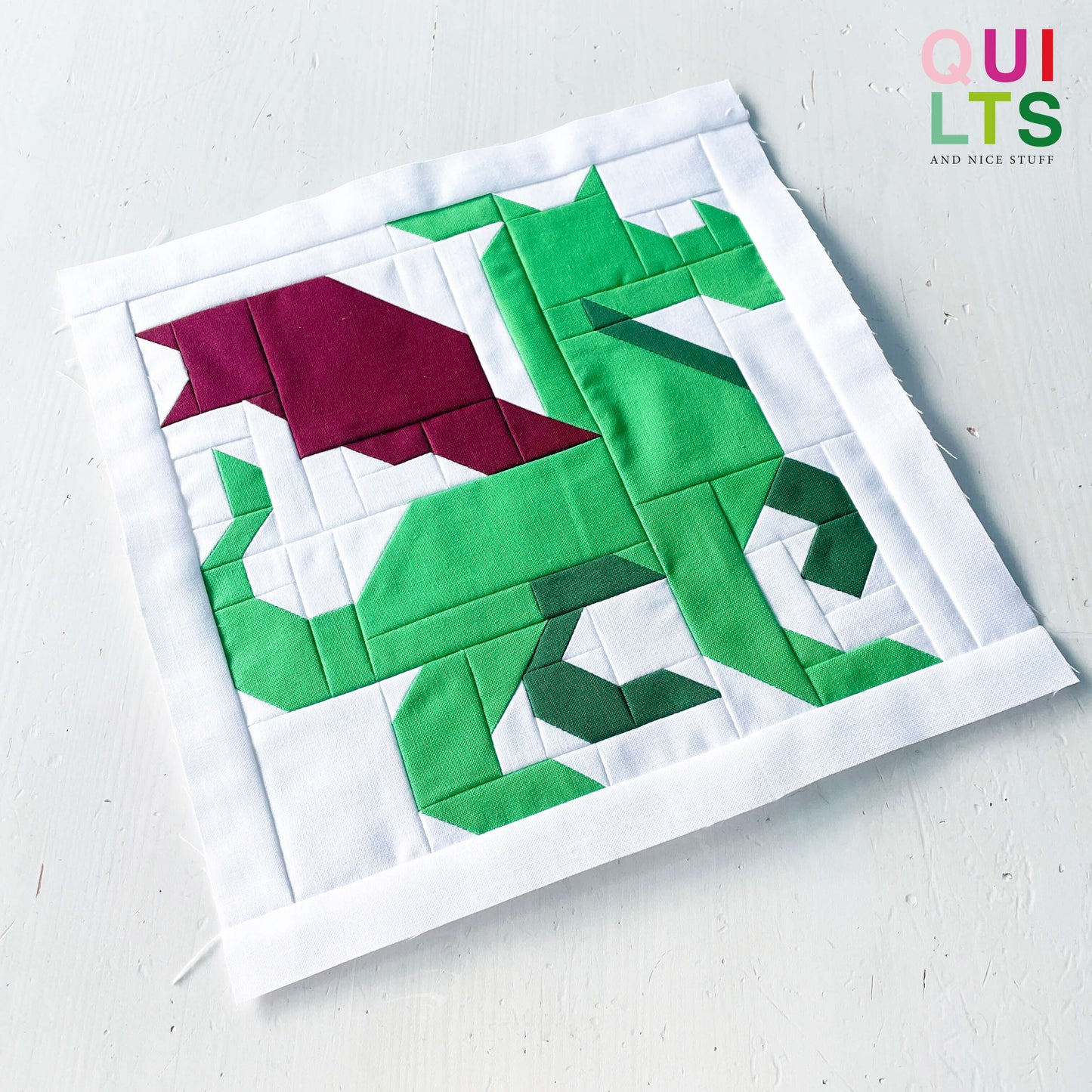 Dragon – PDF Quilt Block Pattern