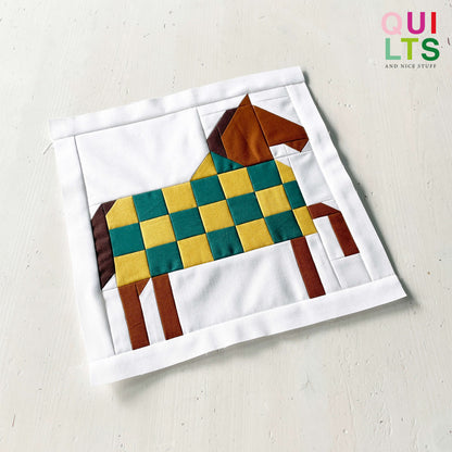 Horse 1 – PDF Quilt Block Pattern