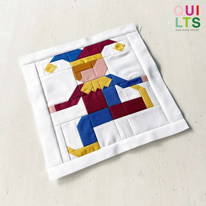 Jester Dancing – PDF Quilt Block Pattern