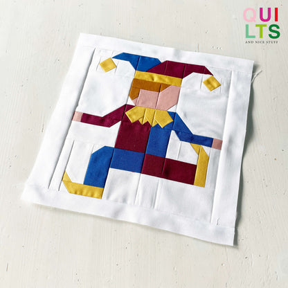 Jester Dancing – PDF Quilt Block Pattern