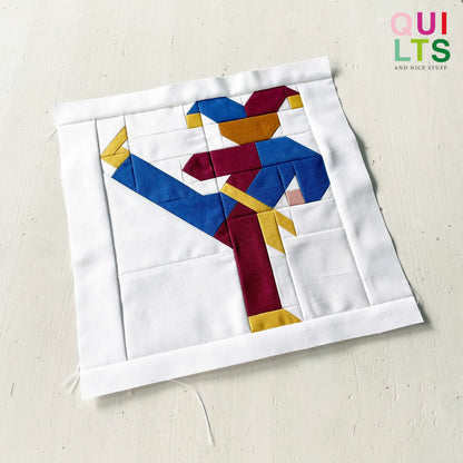 Jester – PDF Quilt Block Pattern