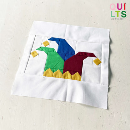 Jester’s Hat – PDF Quilt Block Pattern