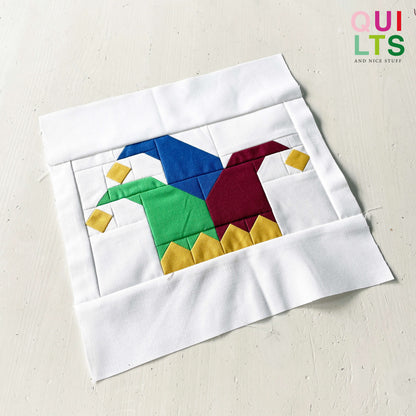 Jester’s Hat – PDF Quilt Block Pattern