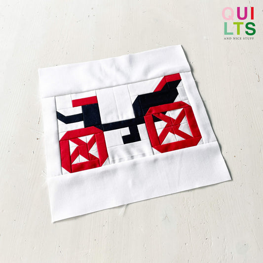 Medieval Carriage 2 – PDF Quilt Block Pattern