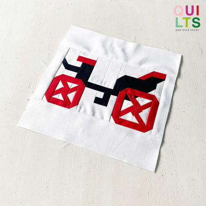Medieval Carriage 2 – PDF Quilt Block Pattern