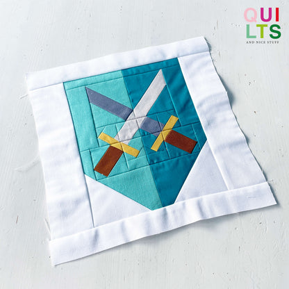 Shield 2 – PDF Quilt Block Pattern