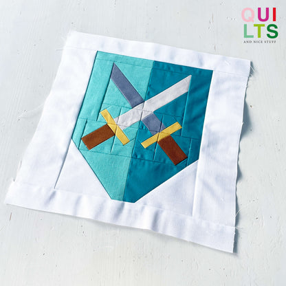 Shield 2 – PDF Quilt Block Pattern