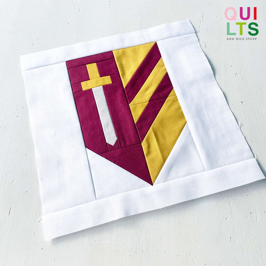 Shield 1 – PDF Quilt Block Pattern