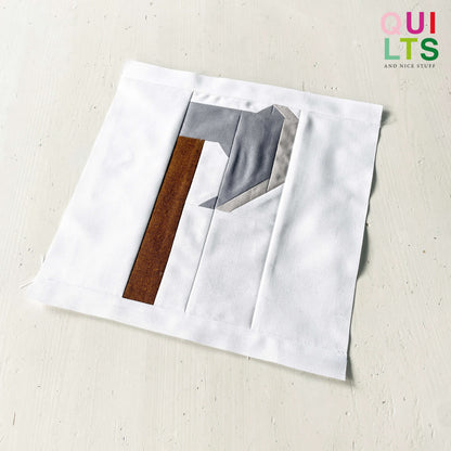 Single sided Axe – PDF Quilt Block Pattern