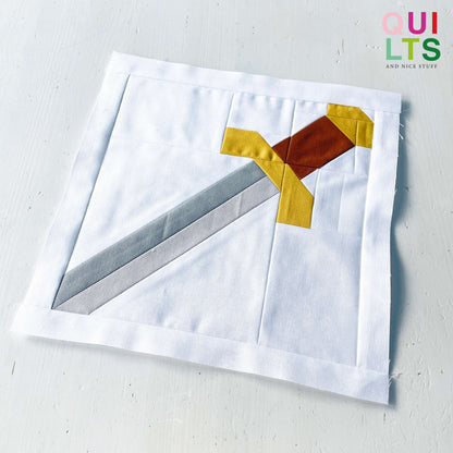 Sword – PDF Quilt Block Pattern