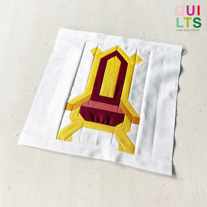 Throne 1 – PDF Quilt Block Pattern