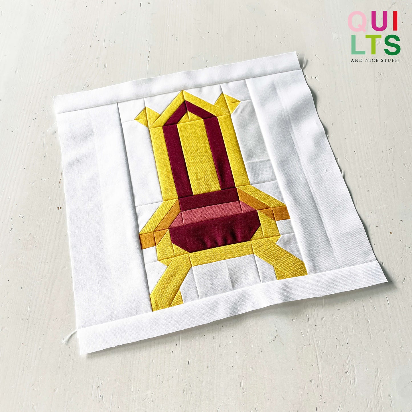 Throne 1 – PDF Quilt Block Pattern