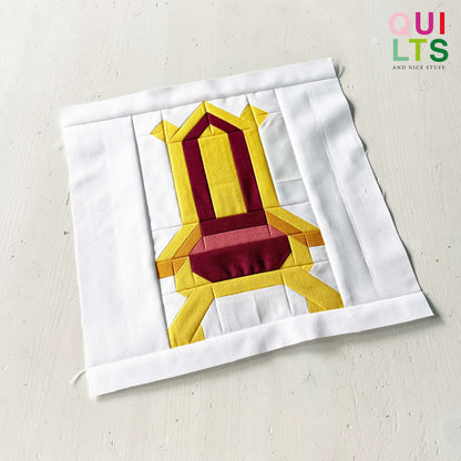 Throne 1 – PDF Quilt Block Pattern