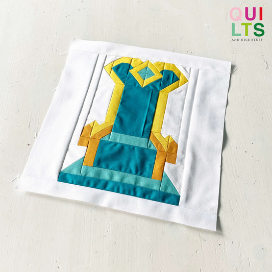 Throne 2 – PDF Quilt Block Pattern