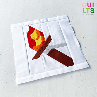 Torch – PDF Quilt Block Pattern