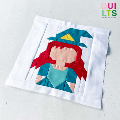 Witch – PDF Quilt Block Pattern
