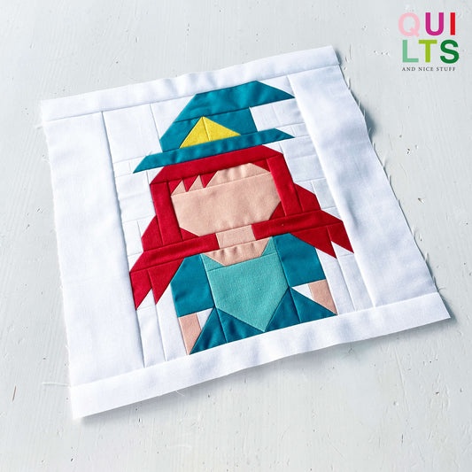 Witch – PDF Quilt Block Pattern