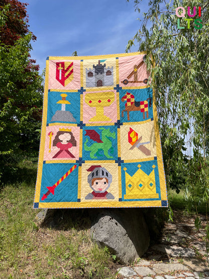Baby Dragon – PDF Quilt Block Pattern