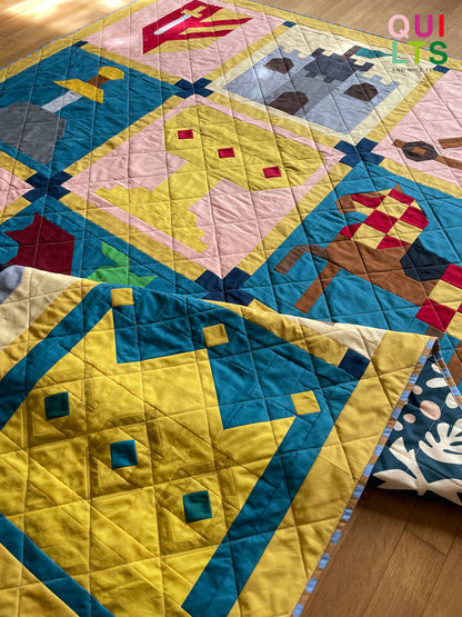 Baby Dragon – PDF Quilt Block Pattern