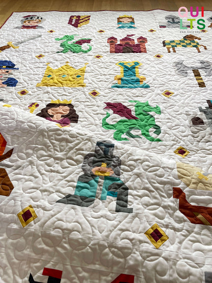 Baby Dragon – PDF Quilt Block Pattern