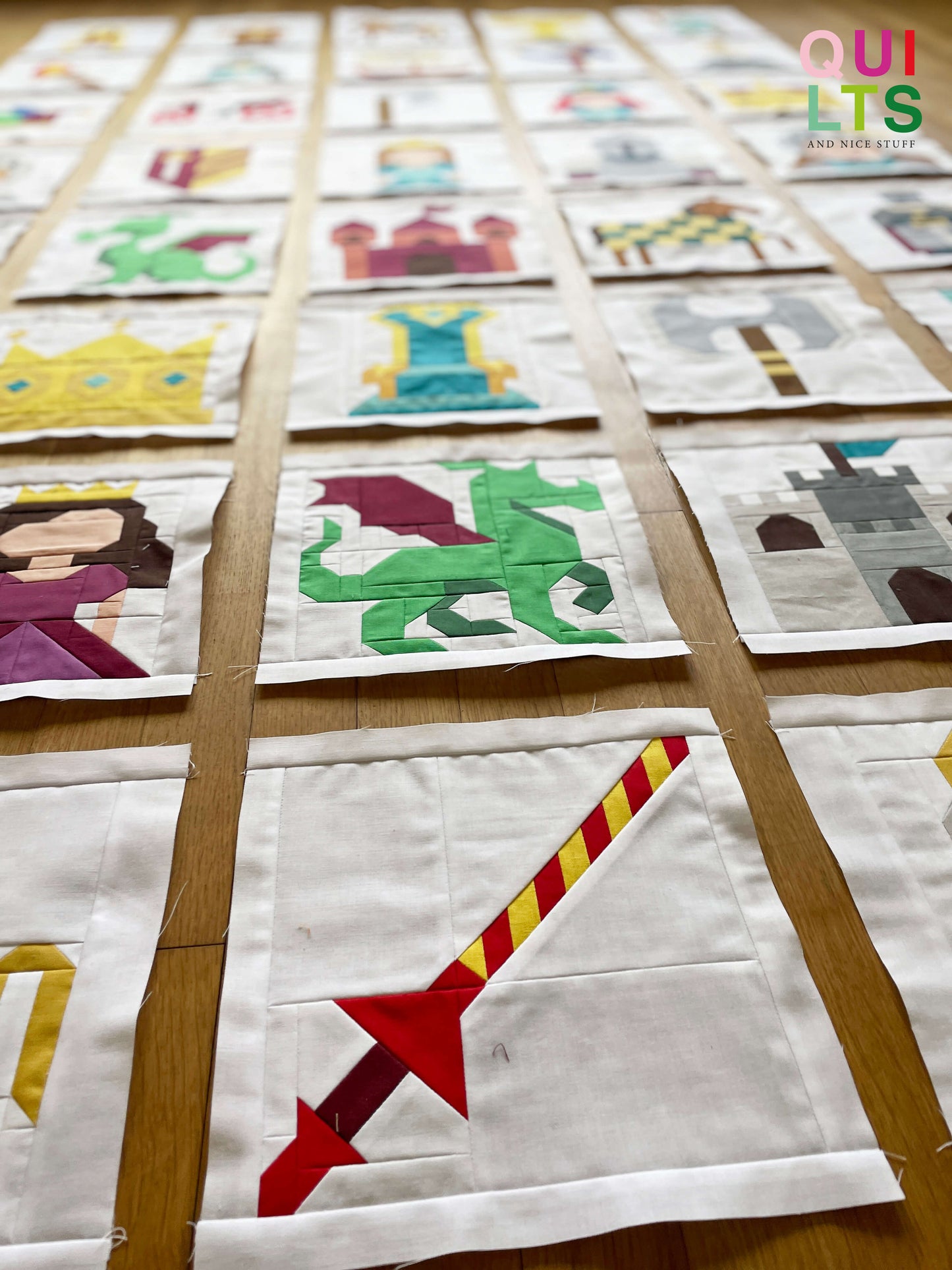 Baby Dragon – PDF Quilt Block Pattern