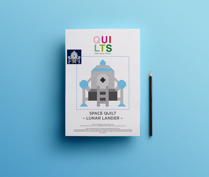 Lunar Lander – PDF Quilt Block Pattern