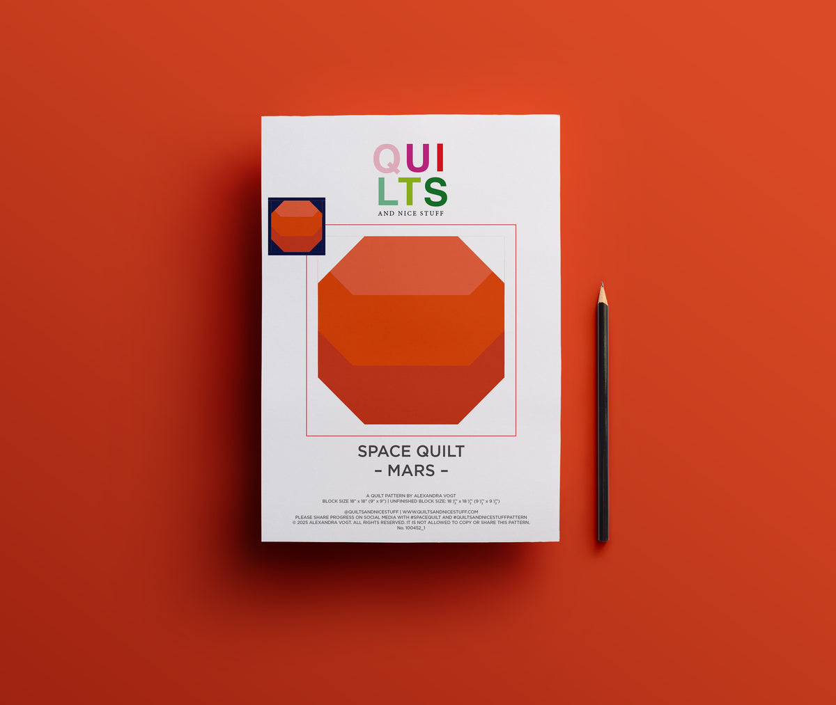 Mars – PDF Quilt Block Anleitung