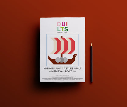 Medieval Boat 1 – PDF Quilt Block Pattern